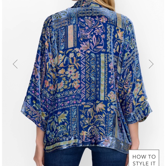 NWT Johnny Was Carwin Burnout Kimono-M - Picture 5 of 7